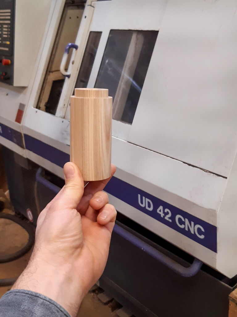 6. Konturschnitt an CNC-Fräse Kopf & Körper