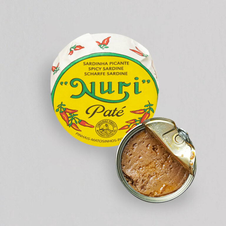 NURI-Fischkonserven-Portugal-Sardine-Paté-scharf