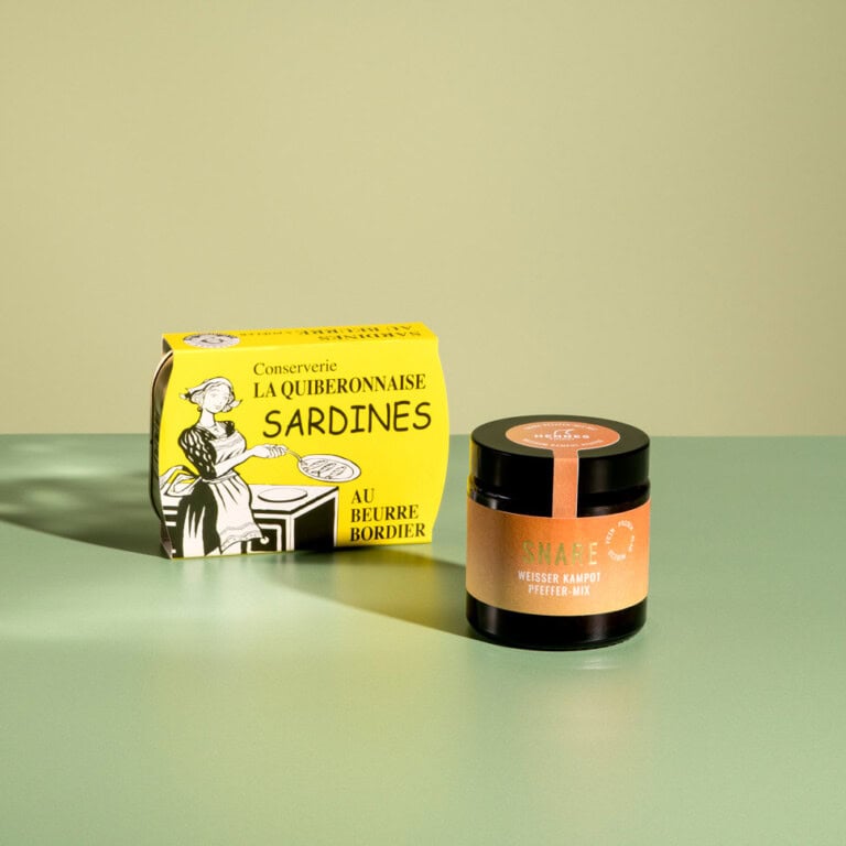 Butter bei die Fische --Hennes Finest Pfeffer Geschenkset-Quadrat