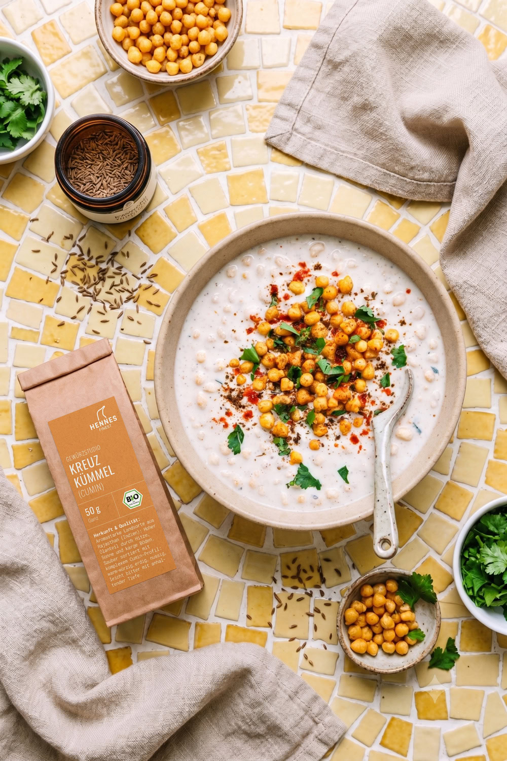 Raita-mit-Kichererbsen